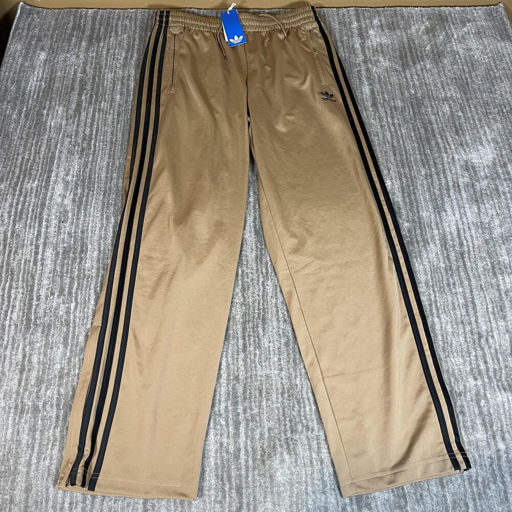 Adidas Originals Firebird Track Suit Mens Medium Beige 3-Stripes JY6366 JY6369 - Picture 13 of 16